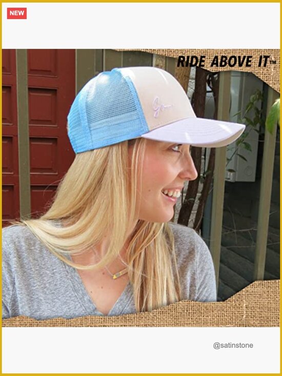 Snapback Trucker Hat - Curved Bill Baseball Cap for Summer main image 7